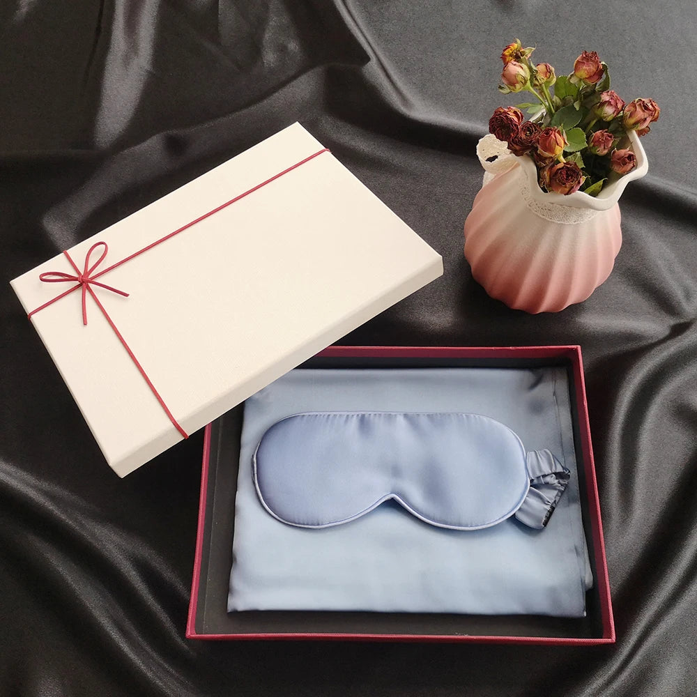 GIFT BOX - Mulberry Silk Eye mask & Pillowcase