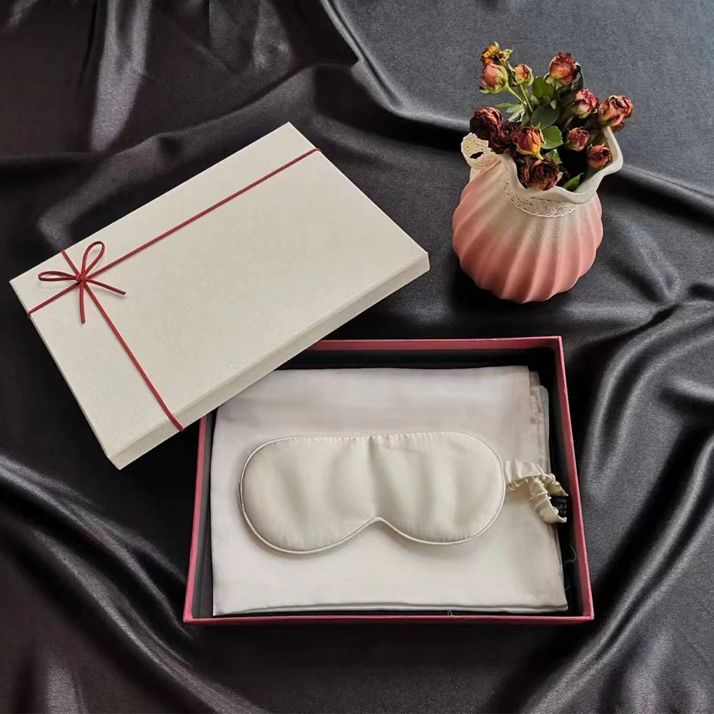 GIFT BOX - Mulberry Silk Eye mask & Pillowcase