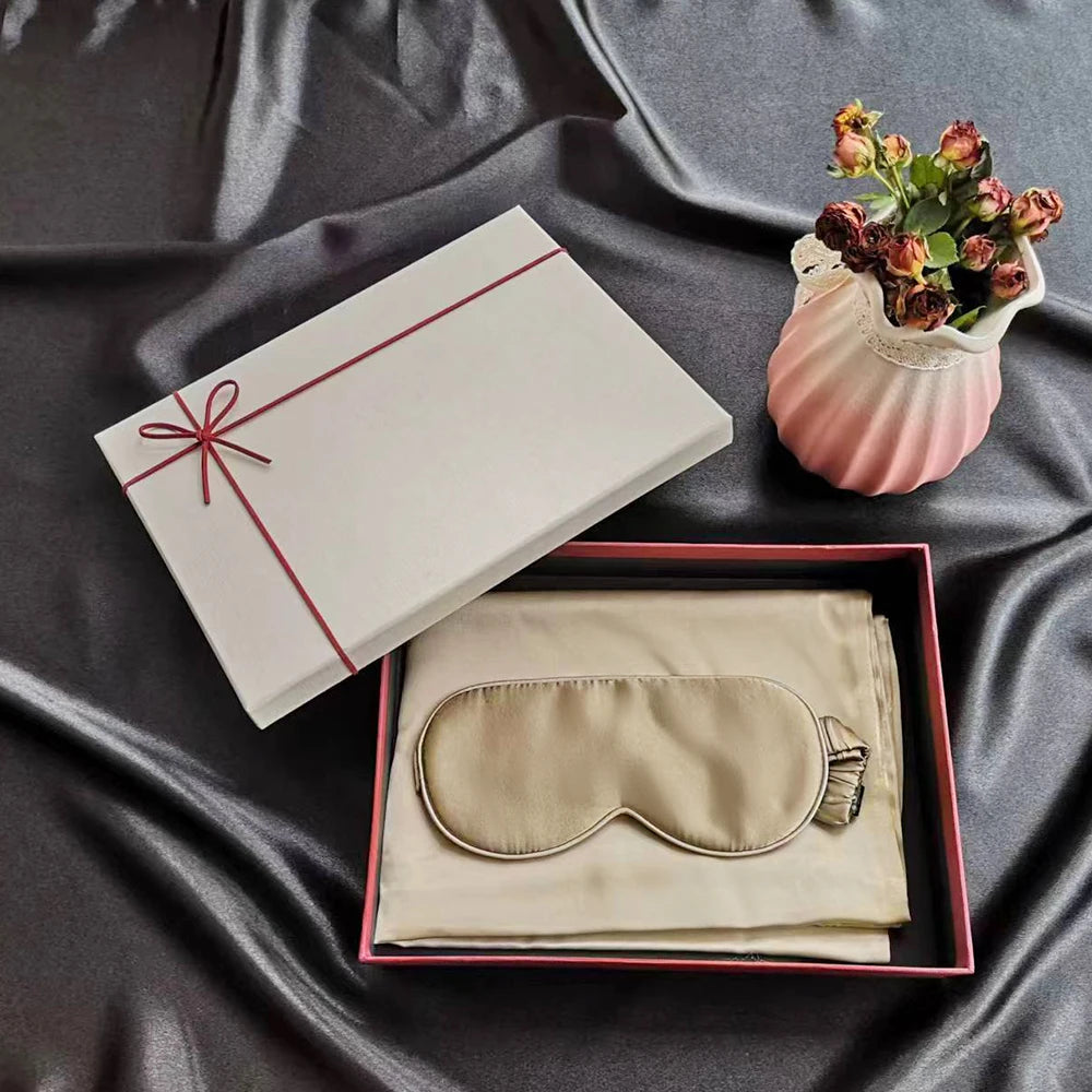 GIFT BOX - Mulberry Silk Eye mask & Pillowcase