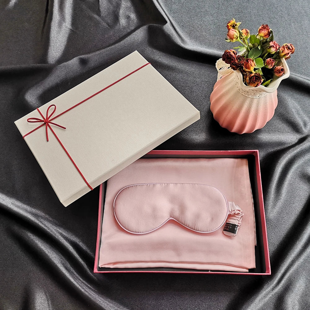 GIFT BOX - Mulberry Silk Eye mask & Pillowcase